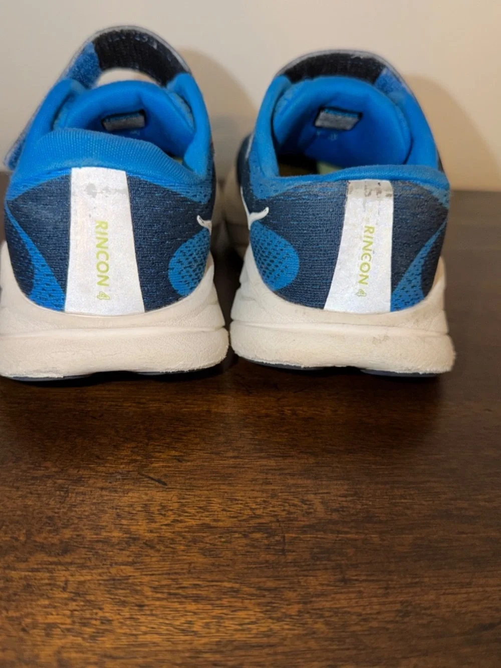 HOKA Rincon 4 Little Kids Size 1 Blue Running Shoes